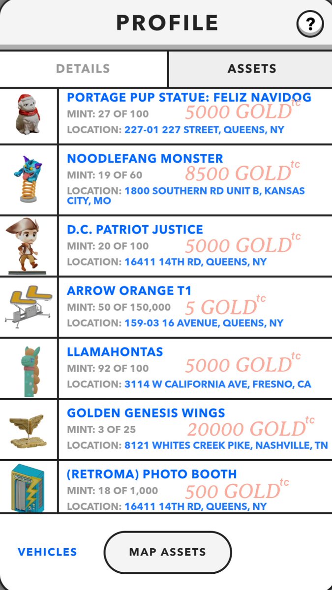Followers9's tweet photo. Bonus News: Use GOLD ͭ ⷭ(ENTRIES) to receive asset Registration via UPLAND in-game CHAT: tclands https://t.co/jAvXAtexjO