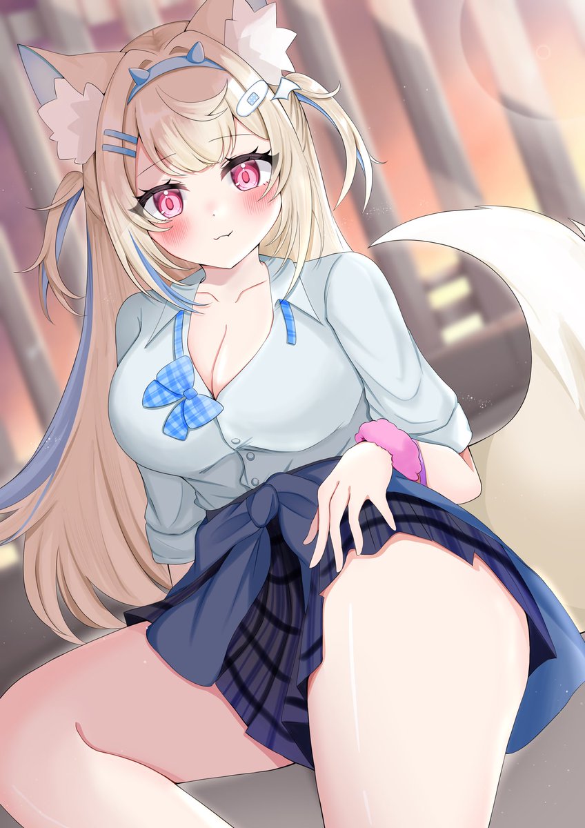 制服ギャルフワワ🩵
#FWMCpix #FUWAMOCO