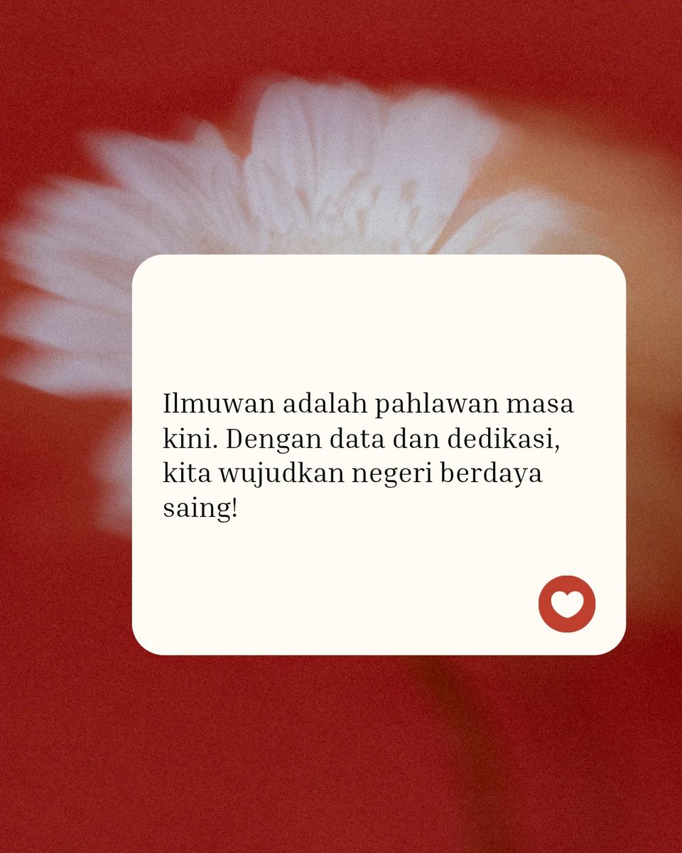 Data, Dedikasi, Demi Negeri

#BRINsiapsinergi #BRINter4ksi #BRIN4K4taInspir4si

<a href="/brin_indonesia/">BRIN Indonesia</a> <a href="/Mildainibkl/">Milda Ini</a> <a href="/chikarein/">Riafasha</a> <a href="/NengsihRiyanti2/">Wanita April</a>