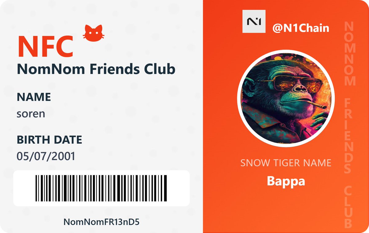 I'm ready for the
<a href="/N1Chain/">N1</a>
.  Join NFC, and create your NomNom Friends