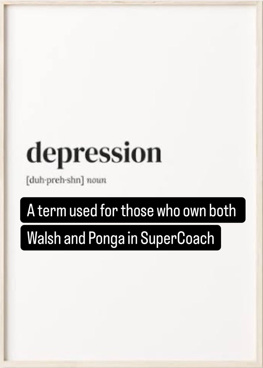 jackson_baum's tweet photo. @SuperCoachNRL I’m clinically diagnosed https://t.co/xSmo1fpLoF