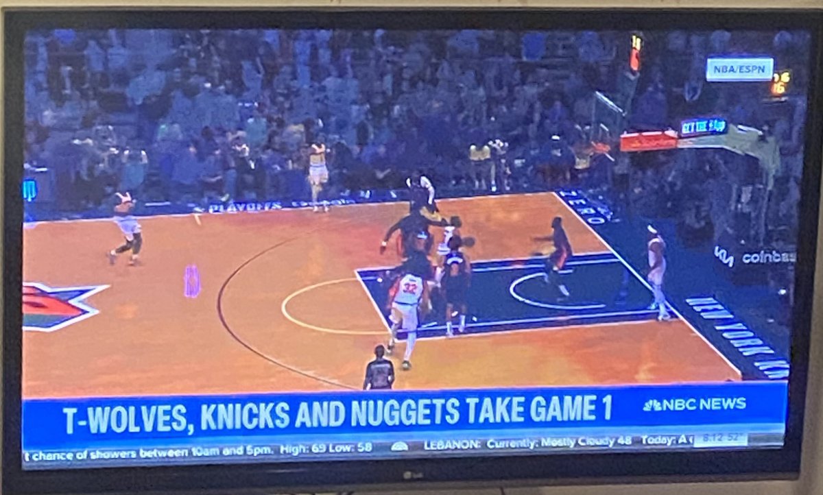 losno's tweet photo. Hey Sunday @TODAYshow uhhh another team also won (dominated) yesterday. 🙄 @Pacers https://t.co/egGz7TVClu