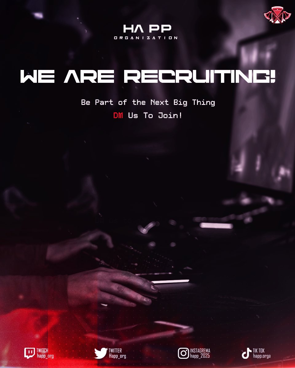 Happ_org's tweet photo. Good day to our community!
We’re currently looking to strengthen our Fortnite main roster — 2 contract spots are available!

Tag players you believe deserve a chance — we’re watching closely.
•Monthly Salary ✅
•GFX ✅
•VFX ✅

Slide into our DMs if you are ready

#HAPPWIN🧡🖤 https://t.co/u1nxQp06AU