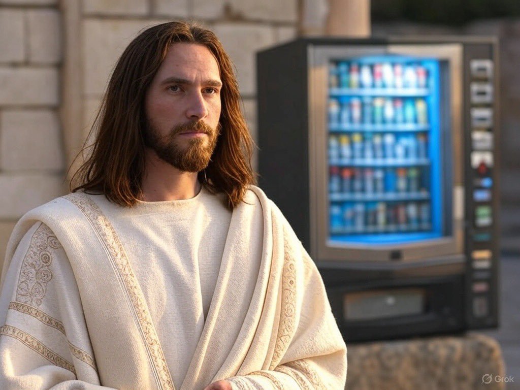 chasedownleads's tweet photo. Jesus was crucified and buried in a tomb for 3 days 

Then he arose on the 3rd day 

Luckily, he had set himself up with passive income vending machines, so he still made money even though he wasn’t actively working during that time

That’s the power of passive income https://t.co/vyyloz3KQX