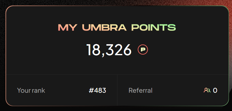 DeVinshh's tweet photo. Got Under #500 Rank In @UmbraFi On @EclipseFND
EPOCH 3 On GOING JOIN NOW https://t.co/XX8lMSq5w8
I Received Early Explorer Gift Too...
Join Now https://t.co/XX8lMSq5w8