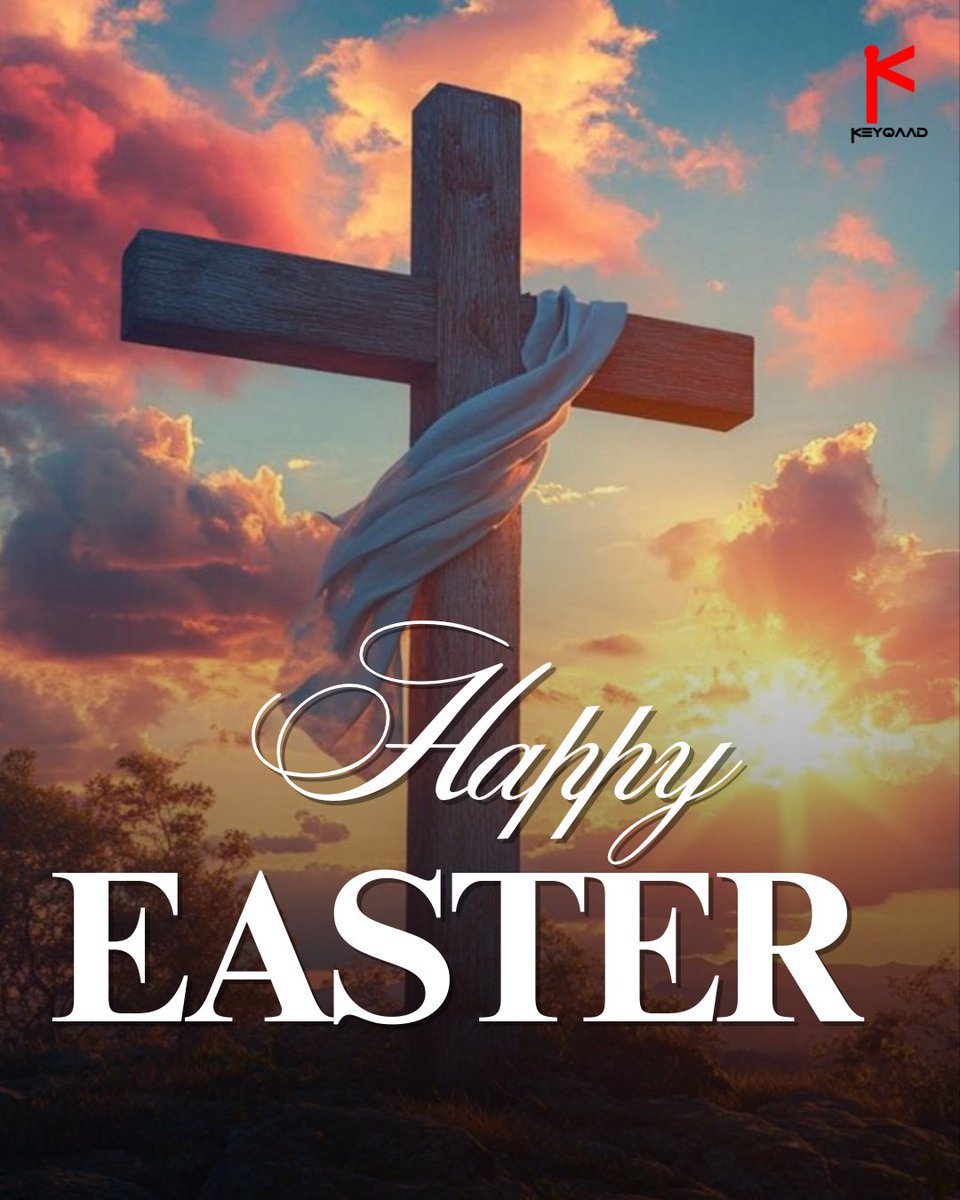 KeyQaad's tweet photo. Christ is RISEN🕊️🌅 Happy Easter🎉
#KeyQaad https://t.co/l1Dq0mnz9U