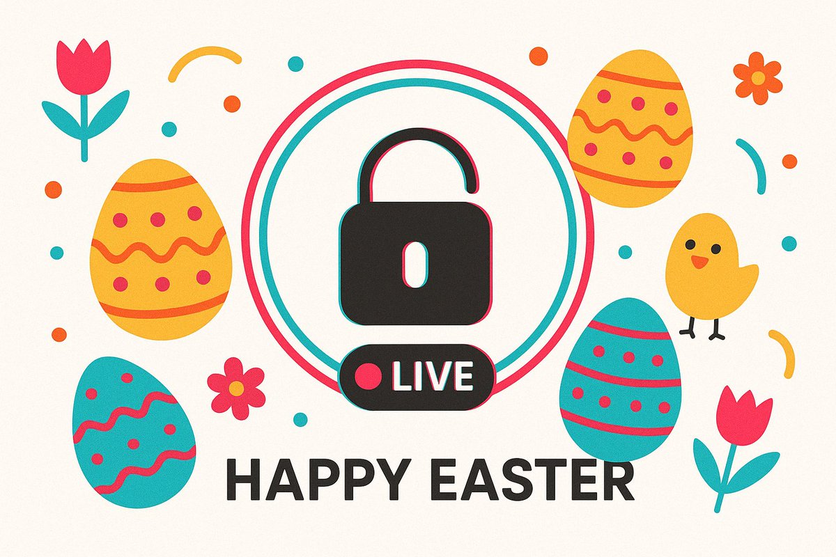 Happy Easter!
Wishing you a day full of peace, chocolate, and colorful surprises. 🐣✨🔓