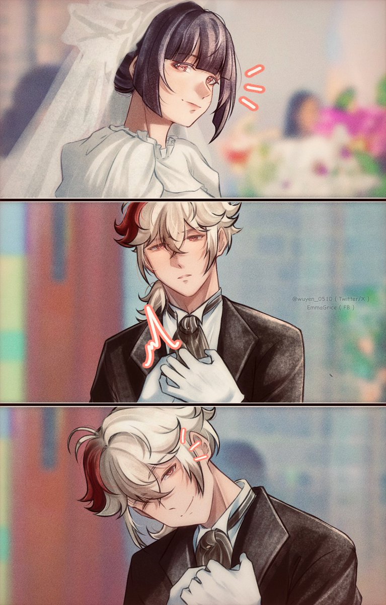 I think y’all can draw your ship based on them ✨
#WhenLifeGivesYouTangerines 
#kazujin
#GenshinImpact