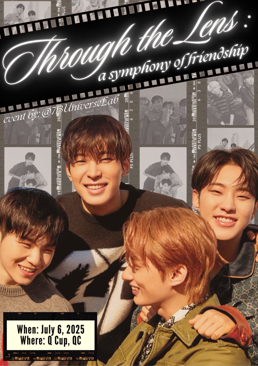 713UniverseLab's tweet image. Through the Lens: A Symphony of Friendship📸

A Seventeen 96z Cupsleeve Event🤍 
📍Q Cup, Quezon City
📆 July 6, 2025 ; 1:00pm-4:00pm

Registration will begin on May 1, 2025 , 9:06pm!
See you soon, Carats!

#96zThroughTheLensCSE
