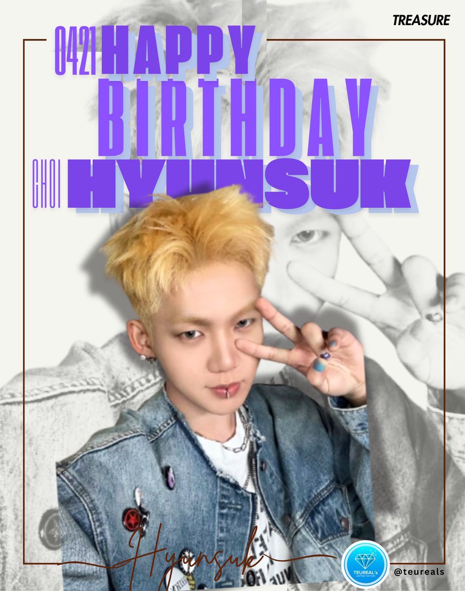 teureals's tweet photo. An hour from now we will celebrate Hyunsuk's birthday. 
Please drop the tags TEUMES to show our love to him. 

THE LEGENDARY 7CHILL DAY  #StarOfTheSkiesChoiHyunsukDay 
#최현석_고슴도칠리_세상이최고_생축 
#7CHILLCOLORの虹がかかる日
@treasuremembers https://t.co/KuQ1DGGTOB