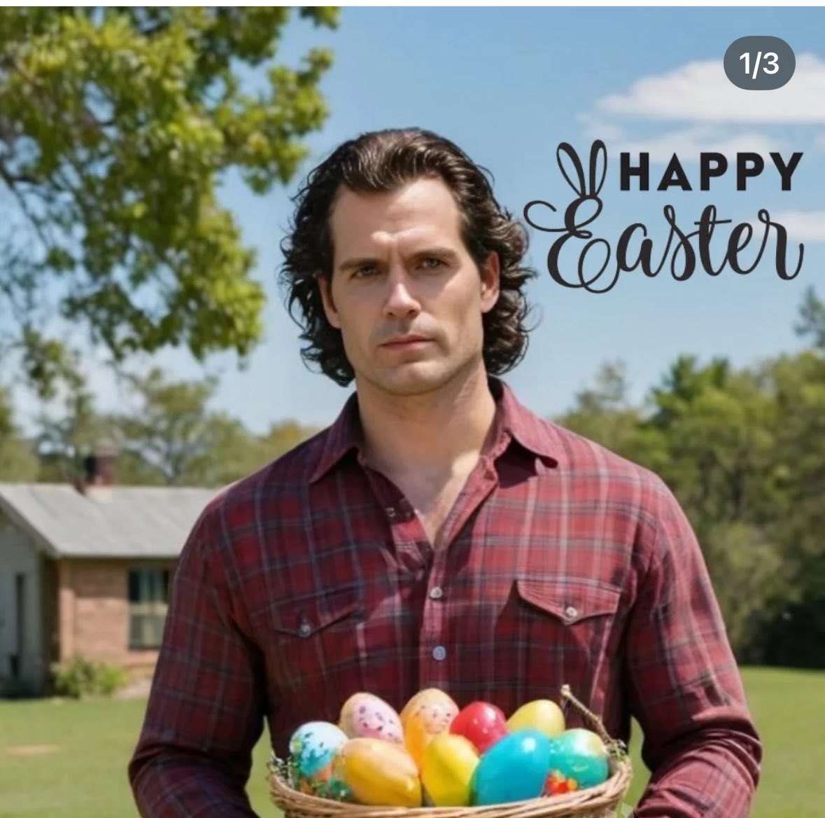 Happy Easter 🐣 #HenryCavill #EasterSunday