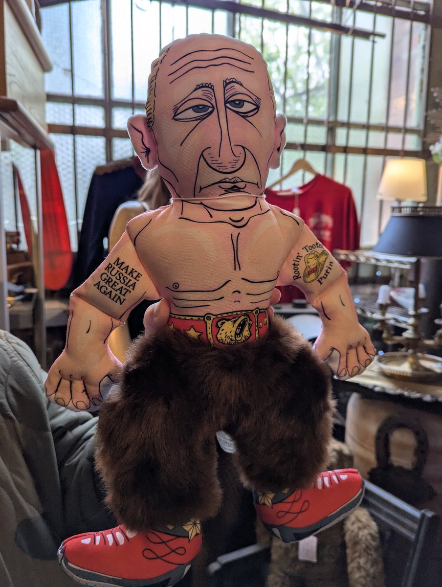 Putin at the flea market