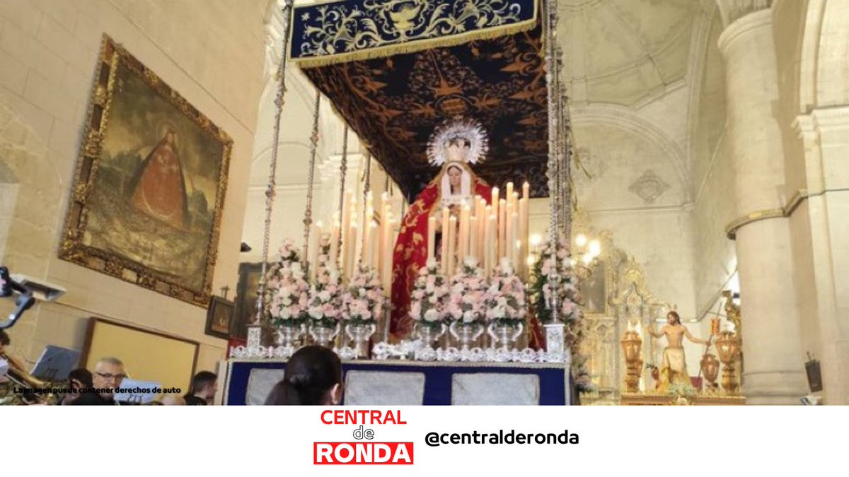 centralderonda's tweet photo. ✝️| El Resucitado cierra la Semana Santa dentro de su templo debido a la lluvia

#Ronda #SemanaSanta2025 #SSantaRonda #CentralDeRonda https://t.co/b5hLwKrJEU