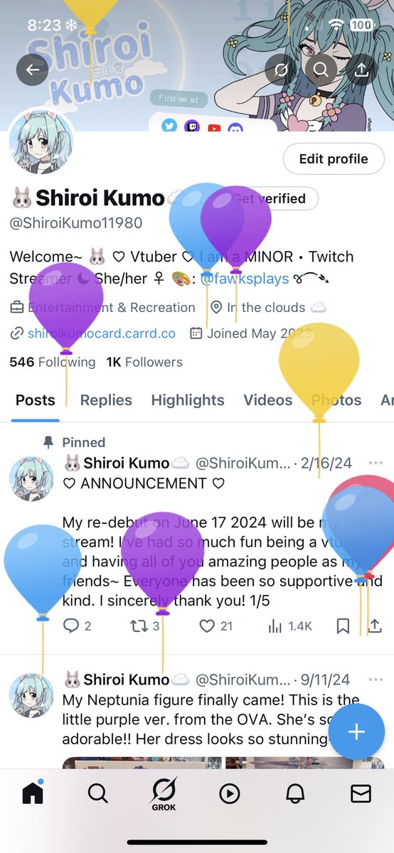 Huh? What’s that?! 

It’s my birthday today! 🩵🩵🩵