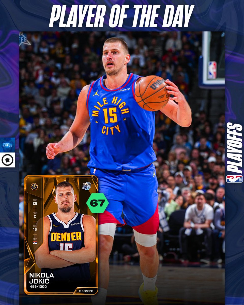 The Joker did Joker things yesterday both for the Denver Nuggets and for @Sorarenba managers