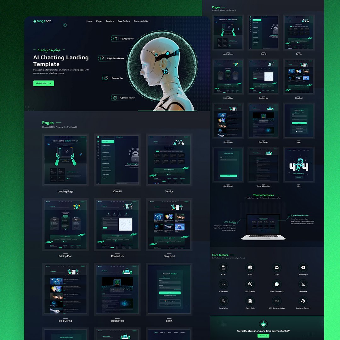 asha57391's tweet photo. Landing Page Design HTML CSS JS 💥
Only $12 🤝
Buy Link 
https://t.co/uSWMkEdaN1

home, chatbot , login page ,blog page, otp page,404 page &amp; more ✅✅

#Animationcoding #landingpagedesign #landingpage #Login #loginpage #Chatbot #ChatbotTechnology #blogpage #homepagedesign https://t.co/j1yu9c91HS