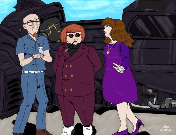Sunnyfan09's tweet photo. βΌοΈVenture-versary: 1st interaction piece between Edith & St. CloudβΌοΈ
1 year ago today I started drawing them interacting π heheh~
#TheVentureBros #VentureBros #theventurebros #venturebros #venturebrosart #vbros #vbrostwt #yumetwt #adultswim #augustusstcloud #vbrosoc https://t.co/242jO7kjBJ