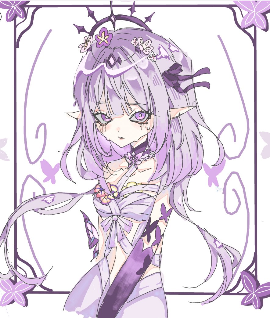 douy_u's tweet image. Castorice in Roblox Free Draw 🦋
#Castorice #freedraw #hsr #artmoots #arts