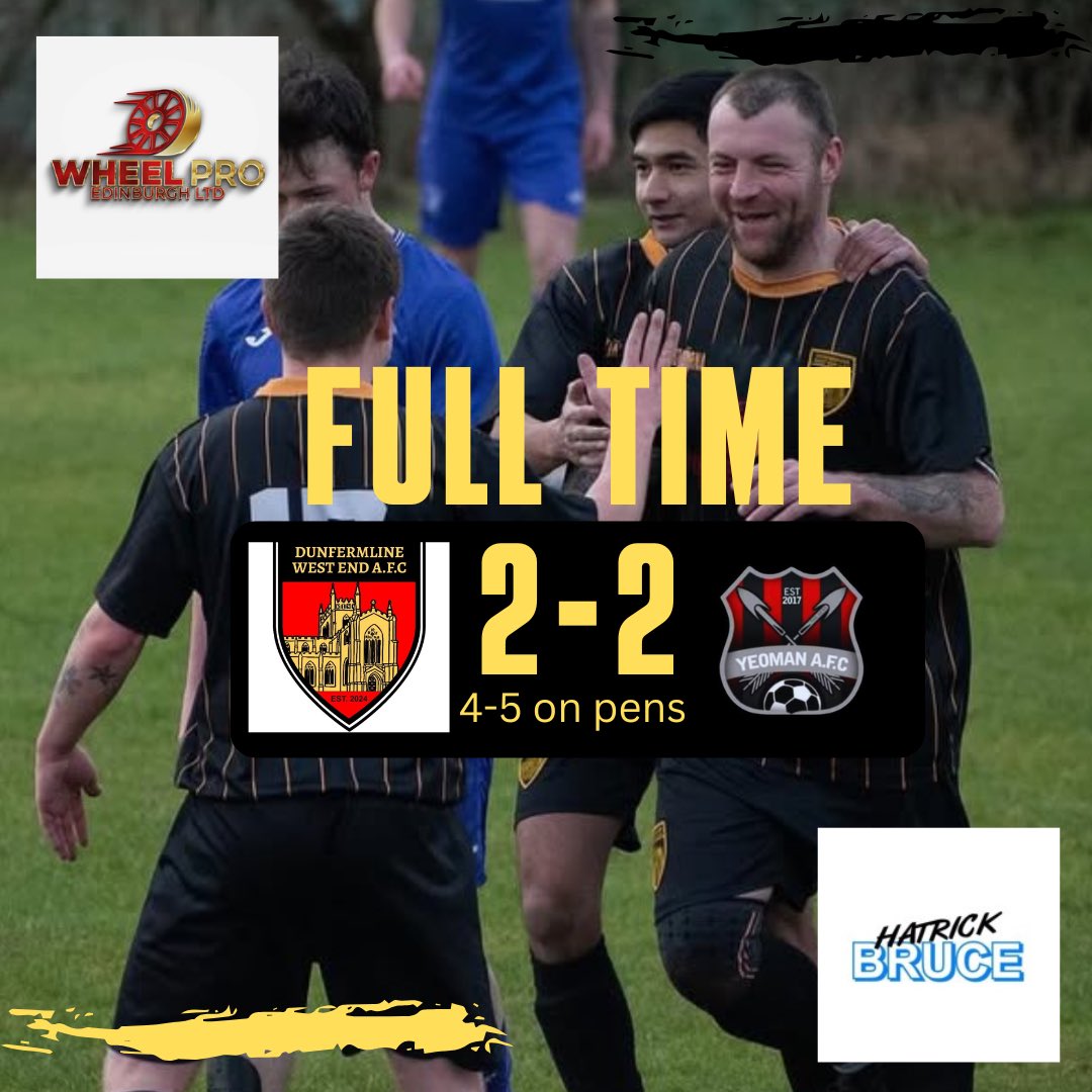 DWEAFC's tweet photo. A good game for the neutral ruined by some very questionable decisions both ways. 

Goal Scorers:
Dom McMurchie ⚽️⚽️
Dan Davies 🎯 
Craig Beveridge 🎯 

Pen Scorers:
Andrew Gallacher
Connor Parkes
Ryan Weir
Dom McMurchie

Gaffers MOTM Callum Burns

Refs MOTM Connor Parkes https://t.co/0bzzSD5wuM