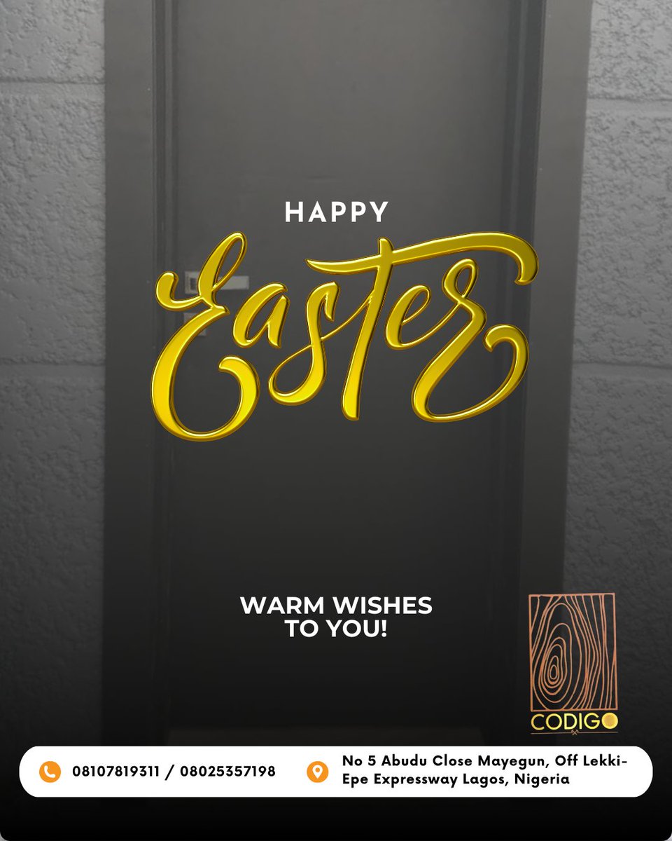 Codigo_Woodwork's tweet photo. Happy Easter to all our amazing customers https://t.co/Sj4C1jnLNL