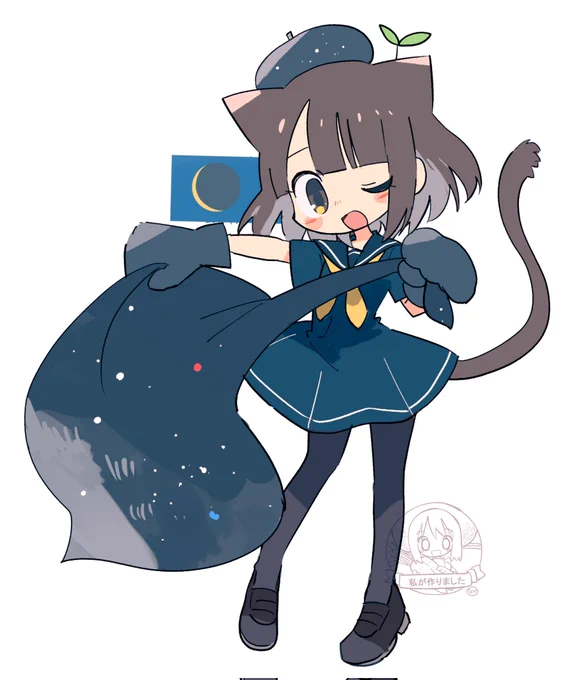 ぱっつんちゃん #オリジナル 