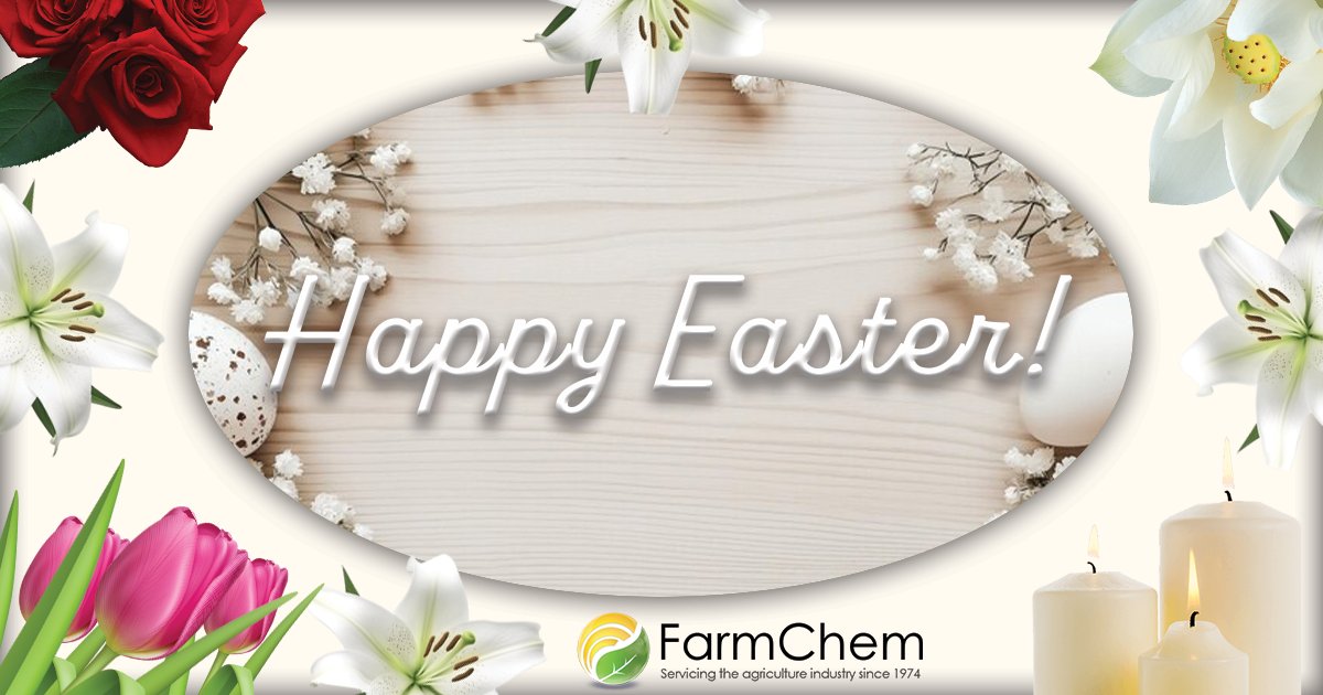 Have a safe and happy Easter, from us at Farmchem!