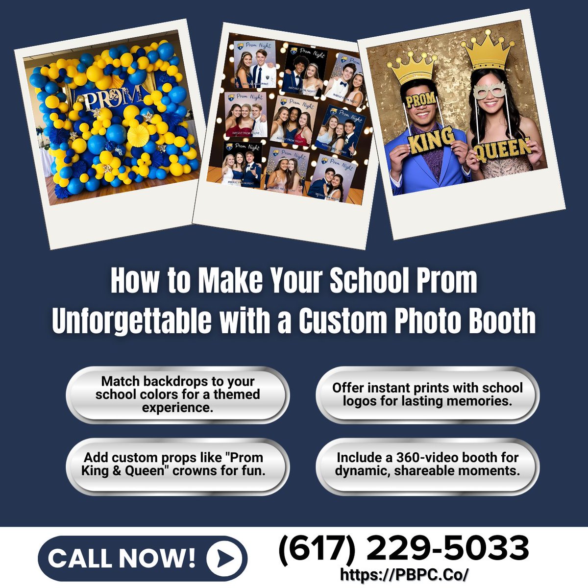 pbpc_co's tweet image. Strike a pose at prom with a prom night photo booth rental Newton MA! Themed props &amp;amp; instant prints make memories last forever. Photo Booth Picture Company ensures every moment shines! Call (617) 229-5033. #PromPerfection #StrikeAPose