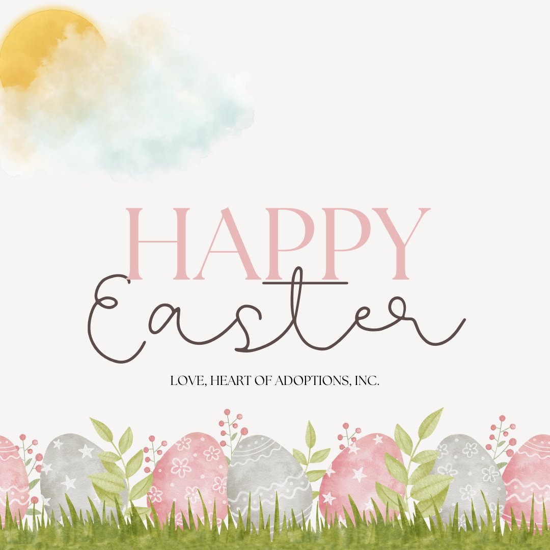HeartAdoptions's tweet photo. Wishing you a basket full of joy this Easter! 🐣 💗 https://t.co/Ba8x61CfrB