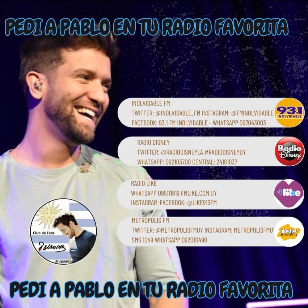 fcpalboranuru's tweet photo. Súmate a nosotros pidiendo a @pabloalboran en tu radio favorita, hoy pedimos #Voraces 🎶🎼🎧 https://t.co/UCSBCuK8Tz