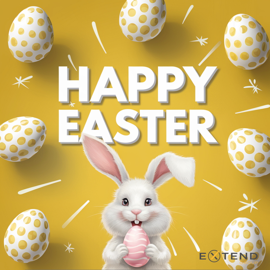 Wishing you a joyful Easter filled with love, hope, and new beginnings. May your day be as bright and cheerful as a basket full of Easter eggs! 

#HappyEaster #NewBeginnings #CelebrateJoy #EXTENDGROUP