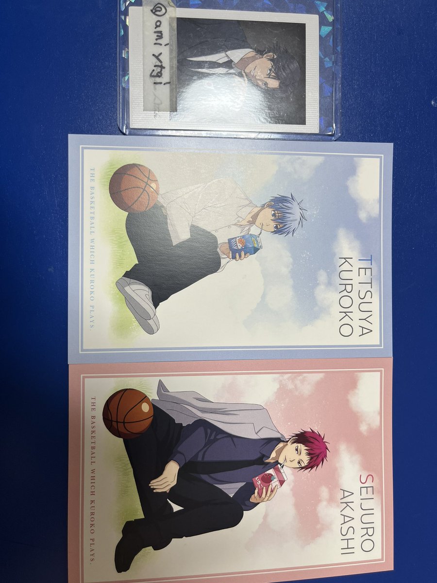 【交換】黒子のバスケ 黒バス
北千住 マルイ POPUPSHOP

譲)クリアカード
引き→赤司、火神、高尾、
アップ黒子
2人(黄瀬&amp;青峰)2
特典　赤司、黒子

求)黄瀬 アップ2、引き 1
特典⇄クリカも可能

郵送希望
または23日.30日池袋手渡し可能です。

郵送は2〜纏めて希望