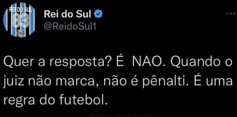 LucasBohs's tweet photo. @dudagarbi Fica pelo pênalti do volpi no Vitinho, não dado, na final do gauchão. https://t.co/TYz4QNgKxf