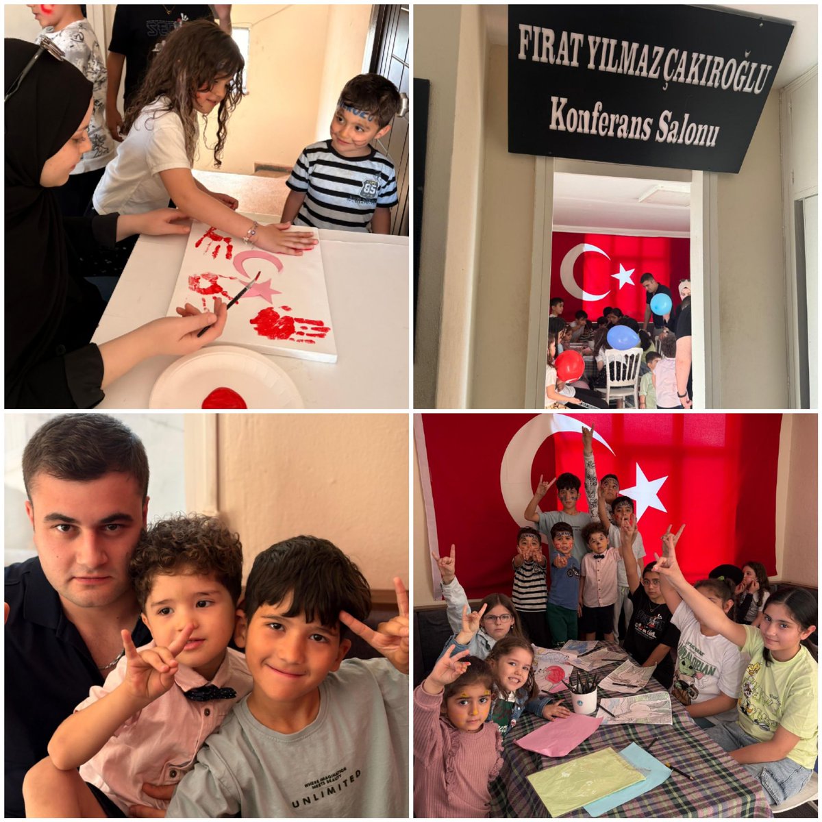 manisauoab's tweet photo. Ülkü Ocakları Manisa İl Başkanlığı Asena Birimi ve Ortaöğretim birimi Olarak geleceğimizin teminatı kıymetli küçük kardeşlerimizi, 23 Nisan Ulusal Egemenlik Ve Çoçuk Bayramı kapsamında oacağımızda misafir ederek " Ocakta Büyüyorum " faliyeti gerçekleştirdik 🇹🇷
@ayyildirim1 https://t.co/9BhTTsTNU7