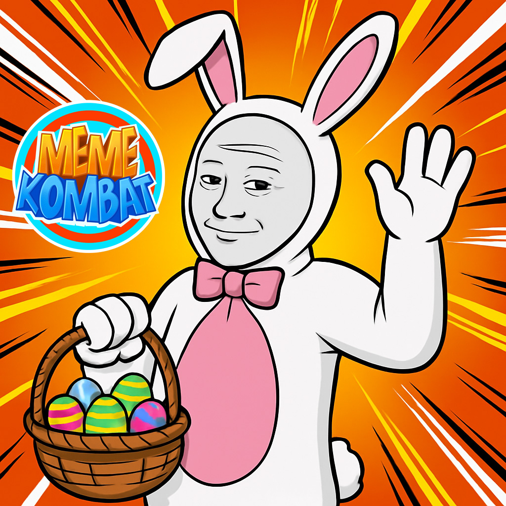 Meme_Kombat's tweet photo. Happy Easter, Mkers!
Join our Easter image contest: create an Easter-themed pic featuring one or more of our fighters and post it with #EasterMK.
🏆 2 winners (funniest + best made)
🎁 7,777 MK each
🗓️ Ends April 27 — winners on April 28!
no limit on entries, 1 pic per post https://t.co/s7ly09qyNM
