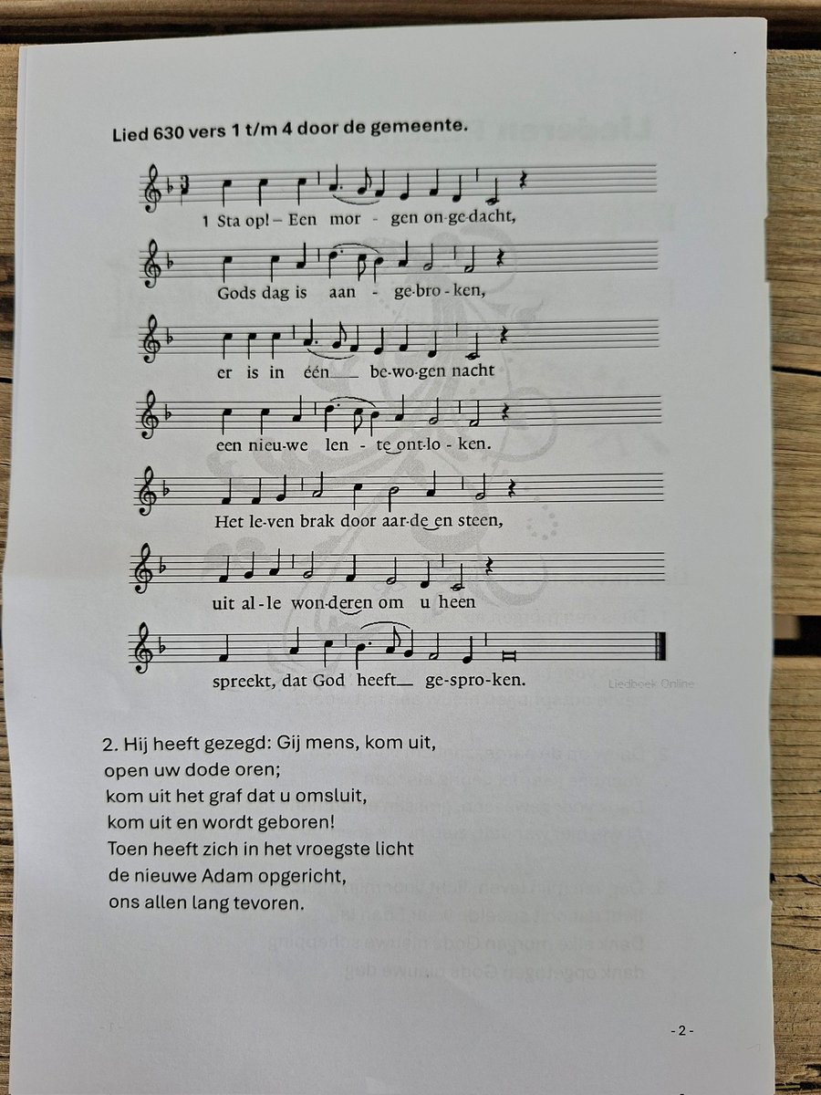 MachielLock's tweet image. Vanmorgen op deze Eerste Paasdag 2025 ben ik voorgegaan in een dienst waarvan ik de liturgie bij dit bericht toevoeg. We hebben in deze dienst paasliederen gezongen. U kunt deze liederen ook zingen. Dat beveel ik u van harte aan, om zo de opstanding van Jezus te bezingen. (1/3)