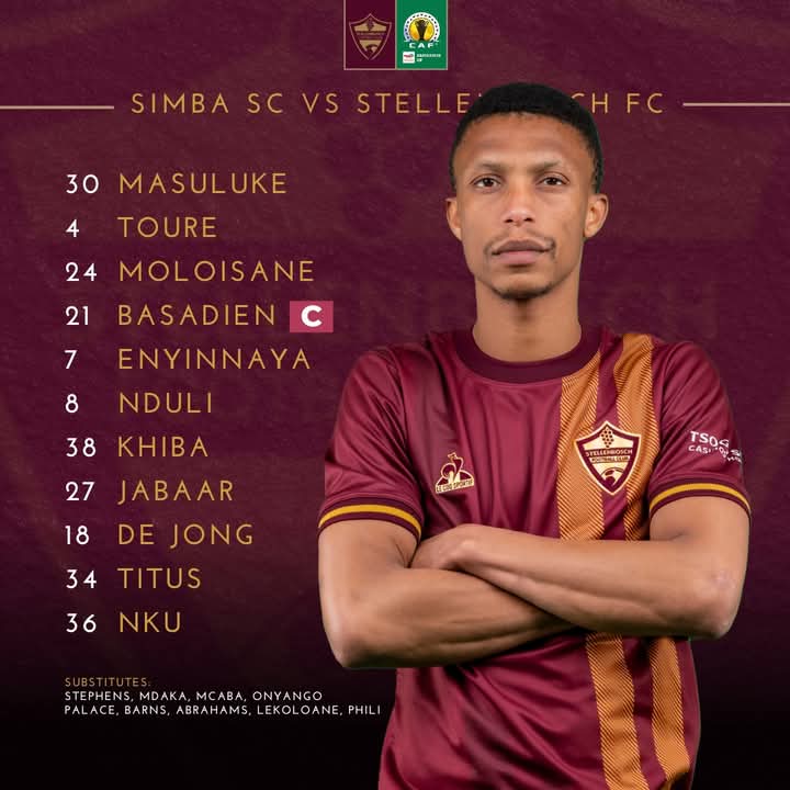 FlowinVitus's tweet photo. CAF CONFEDERATION
First IX
Simba SC vs Stellenbosch FC (Amani Complex)
#FlowUpdates,#Simbasportsclub,#CAF https://t.co/D3x0GubymY