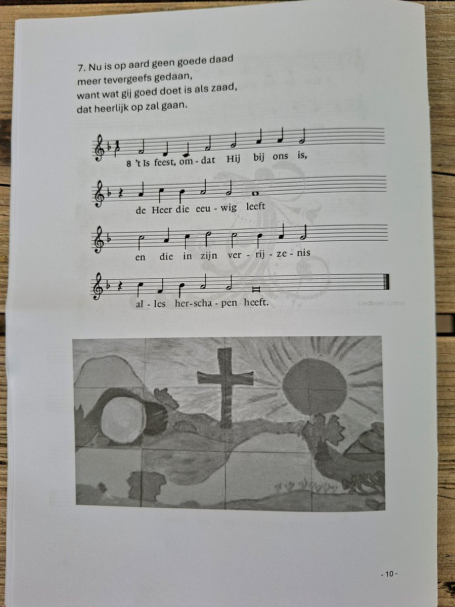 MachielLock's tweet image. Vanmorgen op deze Eerste Paasdag 2025 ben ik voorgegaan in een dienst waarvan ik de liturgie bij dit bericht toevoeg. We hebben in deze dienst paasliederen gezongen. U kunt deze liederen ook zingen. Dat beveel ik u van harte aan, om zo de opstanding van Jezus te bezingen. (3/3)