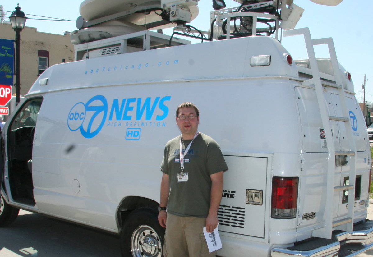 Scott Anderson (@ntphotoscott) on Twitter photo Heres a flashback photo of me taken on April 20, 2005 on the first anniversary of the Utica tornado next to the ACB 7 Chicago news van. I got my start from the tornado. My thoughts are with the families who lost their loved ones from that day on this Easter Sunday. <a href="/ericsiegel7/">Eric Siegel</a> Heres a flashback photo of me taken on April 20, 2005 on the first anniversary of the Utica tornado next to the ACB 7 Chicago news van. I got my start from the tornado. My thoughts are with the families who lost their loved ones from that day on this Easter Sunday. <a href="/ericsiegel7/">Eric Siegel</a>