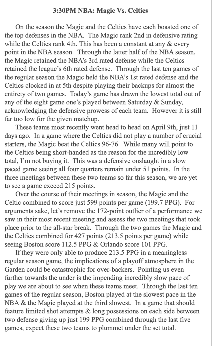 Today’s NBA Free Plays

If these don't go 4-5+, $10 to 15 who REPLY!

Huge Day &amp; Night OTW for VIP
Don’t Miss, 3 for 1 Sale ends @ 11:59PM

#Betsmarter #NBA #GamblingX