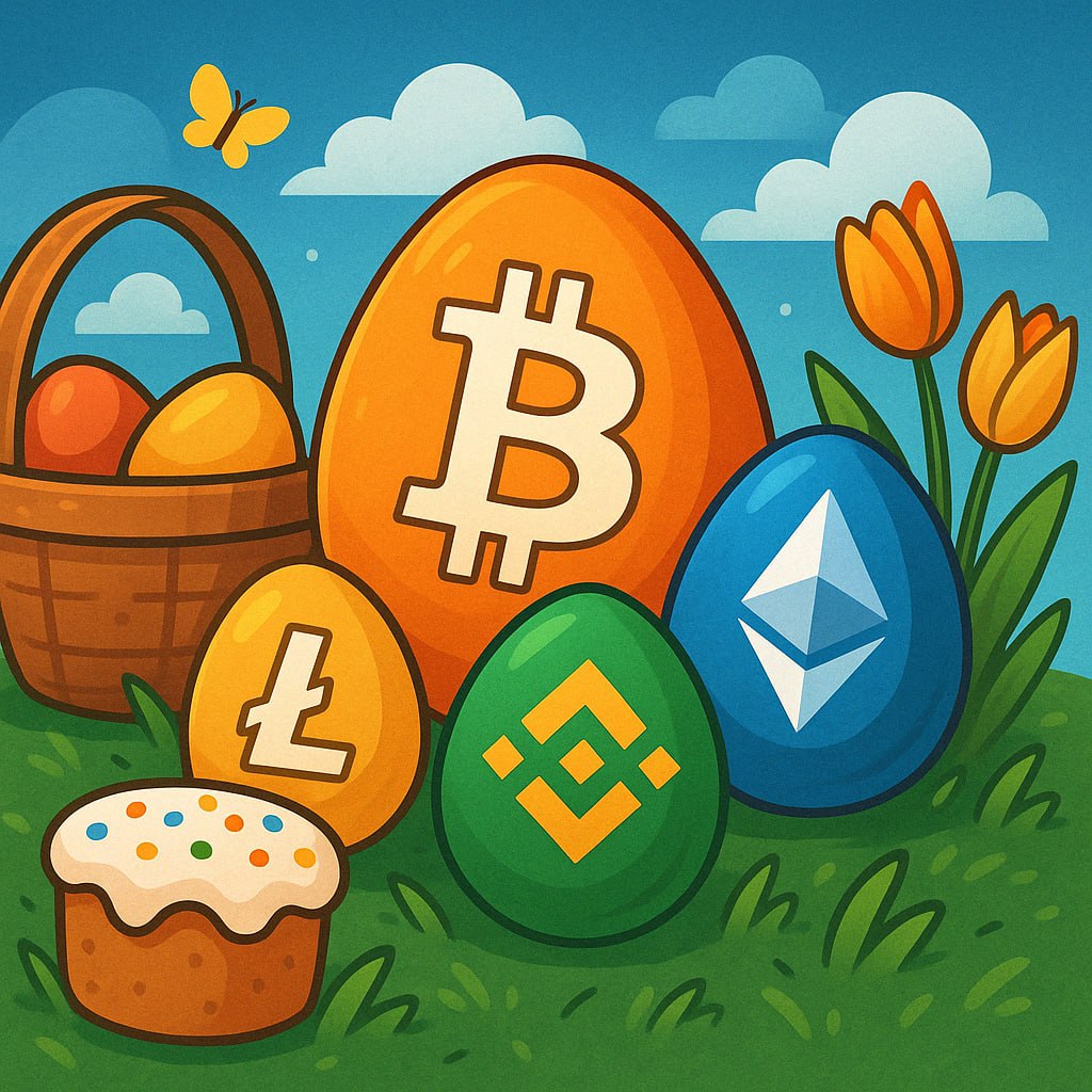 LabladorHodl's tweet photo. Happy Easter friends
#HappyEaster2025 #Bitcoin #Ethereum #BNB #Litecoin https://t.co/etPQ9oLp4L