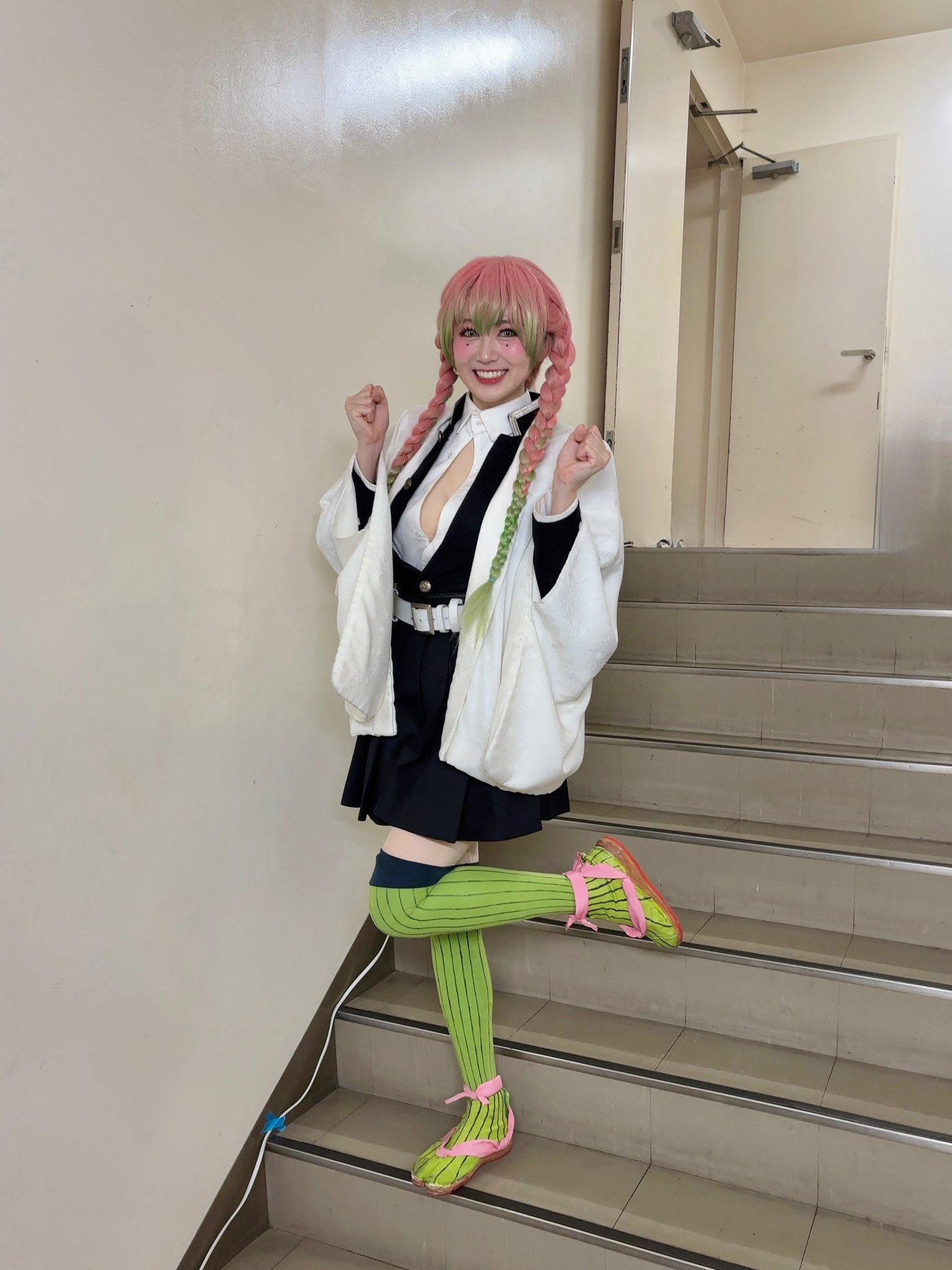 新品未使用/匿名配送/鬼滅の刃 歌舞伎 蜜璃 新品未開封/24h以内匿名発送】鬼滅の刃スタイル 甘露寺蜜璃