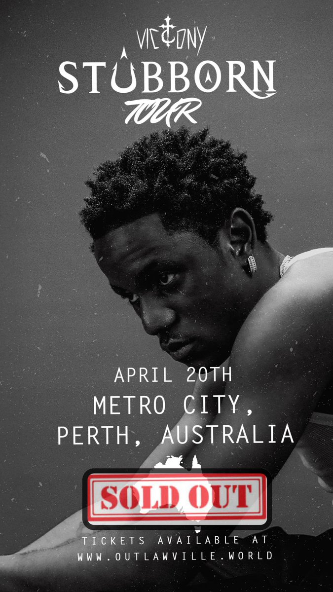 Perth tonight!  sold out! 🇦🇺