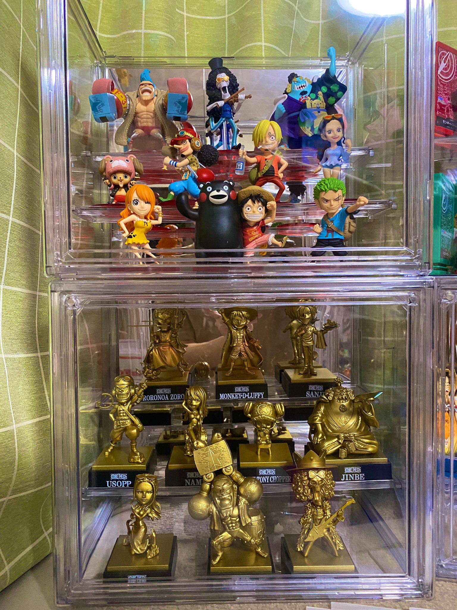 ワンピース　熊本　ワーコレ　９体セット　ダイソー　コレクションケース ワンピース 熊本 ワーコレ 9体セット ダイソー コレクション
