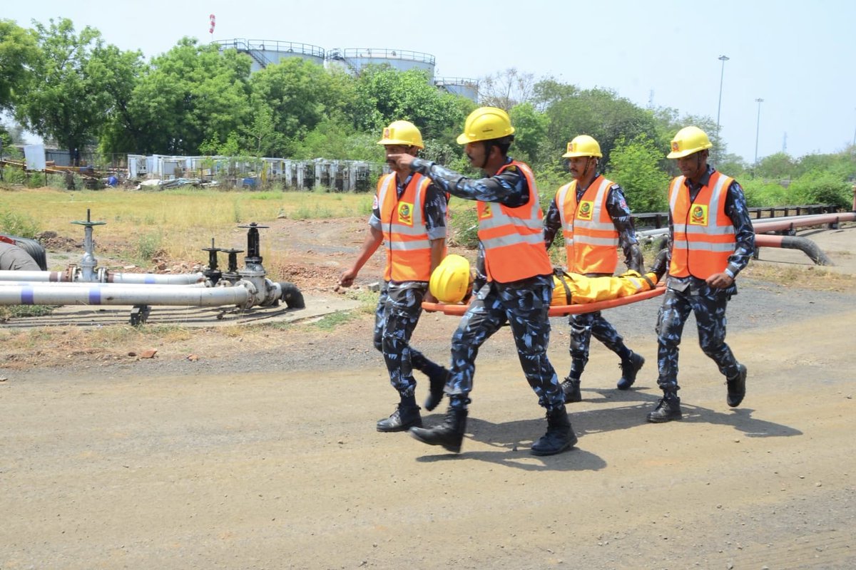 BPCLimited's tweet photo. At BPCL, being prepared isn’t just a drill — it’s a continuous commitment.

This Fire Service Week 2025, our teams across Refineries, Retail Depots, LPG Bottling Plants, Aviation Fuelling Stations, Pipelines, and Engg. & Project sites came together to demonstrate what preparedness really looks like — from full-scale mock drills to hands-on awareness sessions.

These routine drills aren’t just checkboxes. They simulate real emergencies, test our response systems, and ensure our teams are always alert and coordinated. Guided by a Multi-Disciplinary Integrated Approach, we bring together operations, safety, fire services, maintenance, and local authorities to act as one, ensuring swift and effective responses when it matters most.

This year’s theme, ‘Unite to Ignite, a Fire Safe India’, resonates deeply with us — because preparedness doesn’t happen once a year, it’s built into everything we do.

@HardeepSPuri
@PetroleumMin

#BPCL #FireServiceWeek #PreparednessInAction #MockDrills #UniteToIgnite #EmergencyPreparedness #SafetyCulture

(1/2)