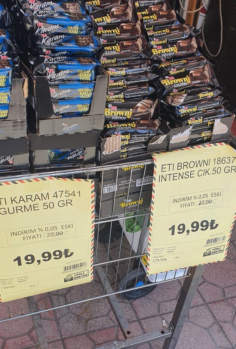 Altun Market'te atıştırmalıklara dev indirim geldi!

❌️ 20,00 TL
✅️ 19,99 TL