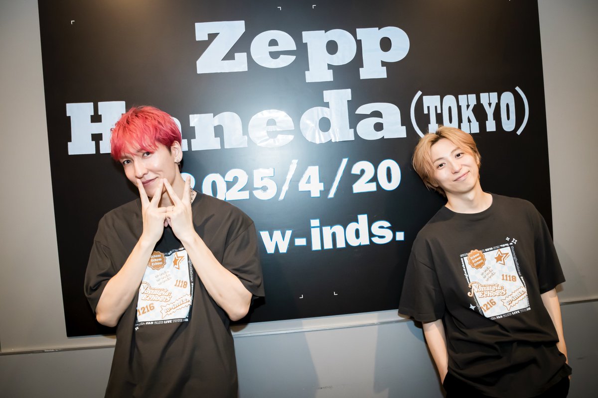 本日の「w-inds. FAN CLUB LIVE TOUR 2025 