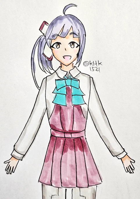 藤波ちゃん#艦これ版真剣お絵描き60分一本勝負_20250420#藤波進水日 
