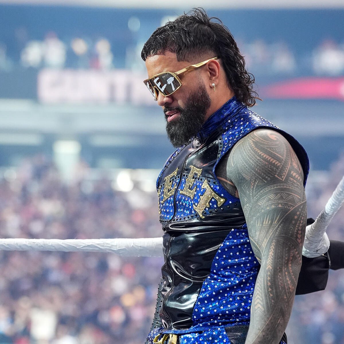 hourlyusos's tweet image. MAIN EVENT JEY USO #WrestleMania
