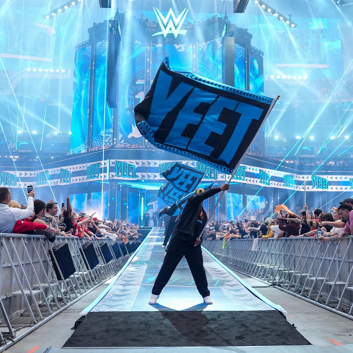 hourlyusos's tweet image. MAIN EVENT JEY USO #WrestleMania