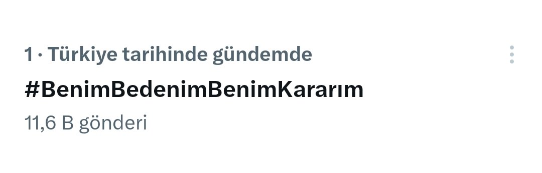GÜNDEME GİRDİK TAG’E YÜKLENELİM  

#BenimBedenimBenimKararım